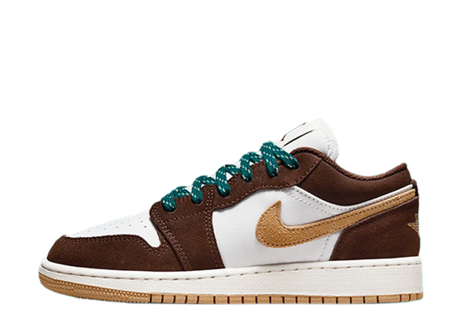 Nike GS Air Jordan 1 Low SE "Cacao Wow/Twine/Sail/White"