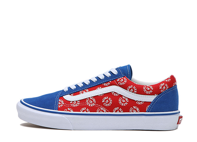 バンプ オブ チキン × バンズ オールドスクール "ブルー/レッド/ホワイト"