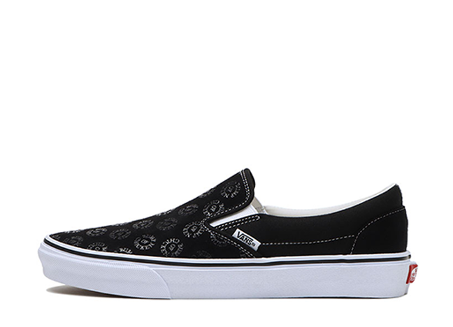 バンプ オブ チキン × バンズ スリッポン "ブラック/ホワイト"