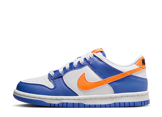 ナイキ GS ダンク ロー "ニックス"ブルー/オレンジ