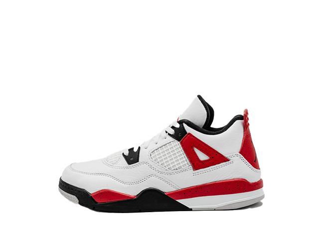 ナイキ PS エアジョーダン4 レトロ "レッドセメント" ホワイト/ファイアレッド