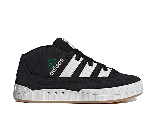 アトモス別注 アディダス オリジナルス アディマティック ミッド "OGブラック" コアブラック/カレッジグリーン/クリスタルホワイト