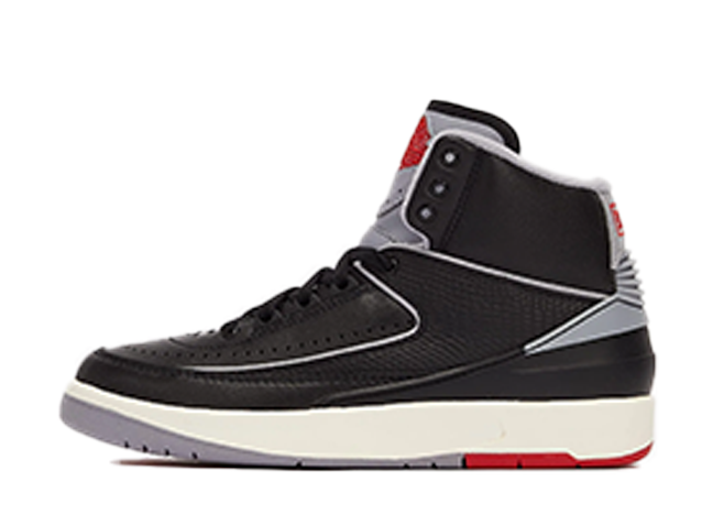 ナイキ PS エアジョーダン2 レトロ "ブラック セメント" ブラックセメント/ファイアレッド/グレー