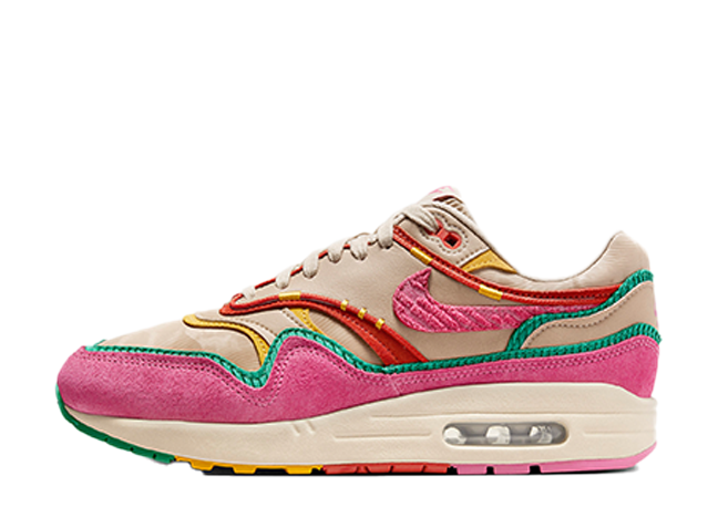 ナイキ エアマックス1 "ファミリア" ヘンプ/ピンクシル/スタジアムグリーン