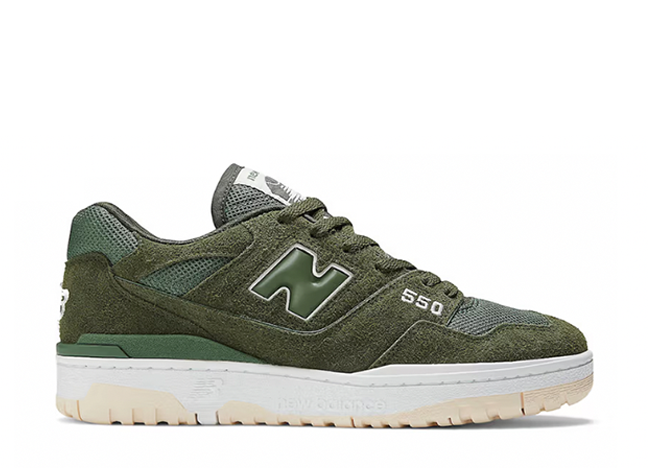 ニューバランス 550 "オリーブスウェード"オリーブ/ホワイト