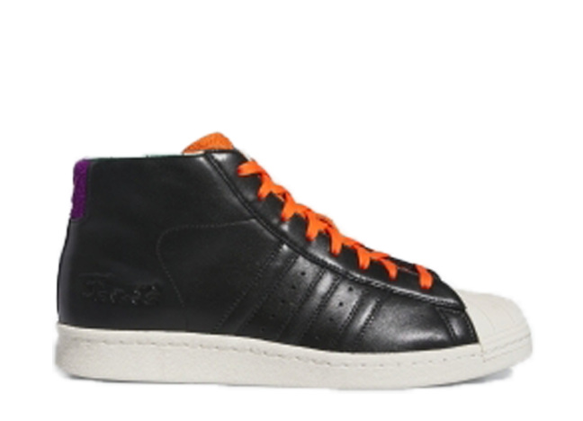 ザ・シンプソンズ × アディダス オリジナルス プロモデル80 "プーチー" オレンジ/コアブラック/オフホワイト