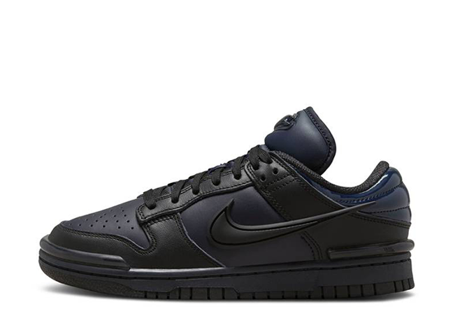 ナイキ ウィメンズ ダンク ロー ツイスト "ダークオブシディアン"ダークオブシディアン/ブラック/ブラック