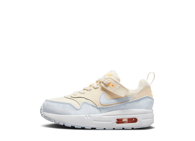 Nike PS Air Max 1 EasyOn "MELON" TINT'"Pale Ivory/Melon Tint/White/Football Grey