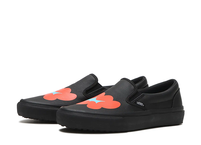 オールグッドフラワーズ × バンズ スリッポン "ブラック"ブラック