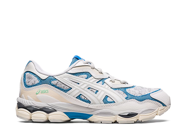 Asics Gel-NYC "White/Black/Dolphin Blue"