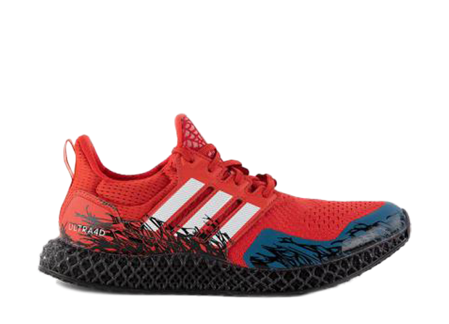 MARVEL × adidas Ultra 4D "Spider-Man 2" Red/Black/Blue