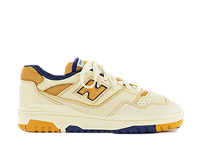 Aim_ Leon Dore × New Balance 550 "Yellow/Blue/Cream"