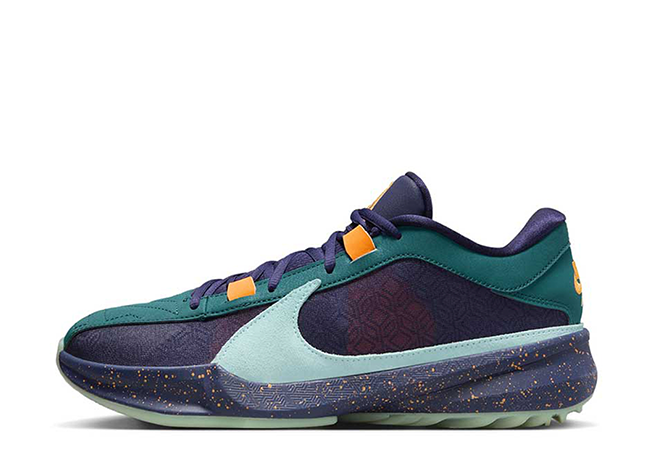 Nike Zoom Freak 5 "Geode Teal/Purple Ink/Total Orange/Jade Ice"