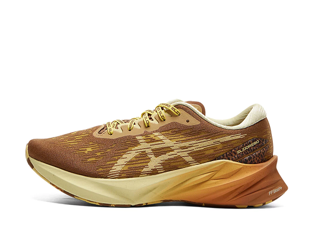 エルドレッソ × アシックス ノヴァブラスト3 "アーモンド"アーモンドブラウン/バター