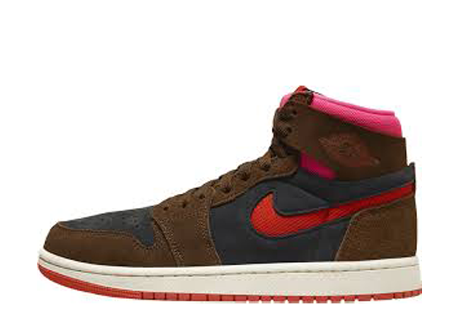 ナイキ ウィメンズ エアジョーダン1 ハイ ズーム CMFT 2 "カカオワオ"カカオワオ/ピンク
