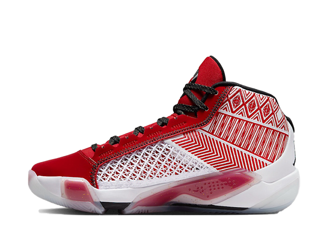 ナイキ エアジョーダン38 "ホワイト/ユニバーシティレッド"ホワイト/ユニバーシティレッド/メタリックゴールド/ブラック