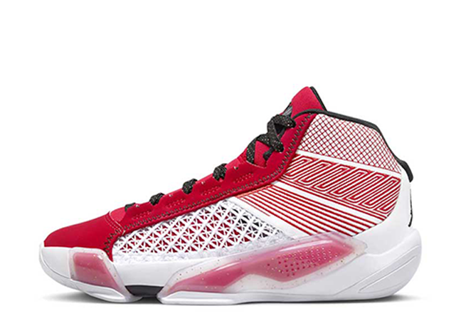 ナイキ GS エアジョーダン38 "ホワイト/ユニバーシティレッド"ホワイト/ユニバーシティレッド/メタリックゴールド/ブラック