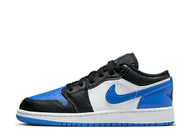 ナイキ GS エアジョーダン1 ロー "ロイヤルブルー/ブラック/ホワイト"