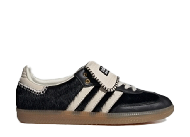 Wales Bonner × adidas Samba Pony Tonal Low "Core Black"Core Black/Cream White