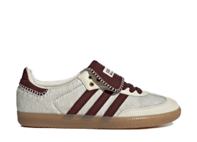 Wales Bonner × adidas Samba Pony Tonal Low "Cream White"Cream White/Mystery Brown"