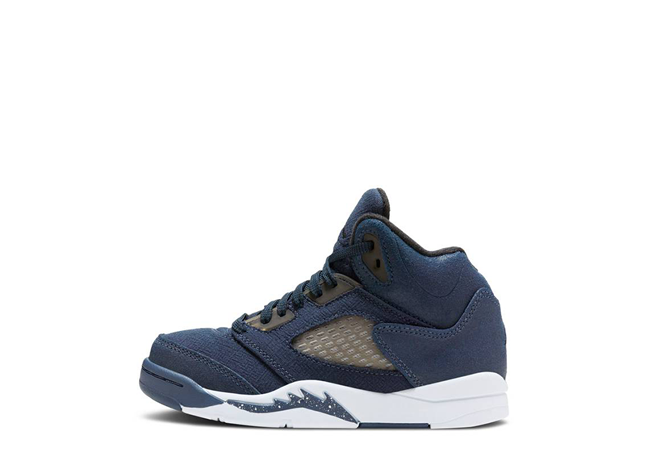 ナイキ PS エアジョーダン5 レトロ SE "ミッドナイトネイビー/ブラック/ホワイト"