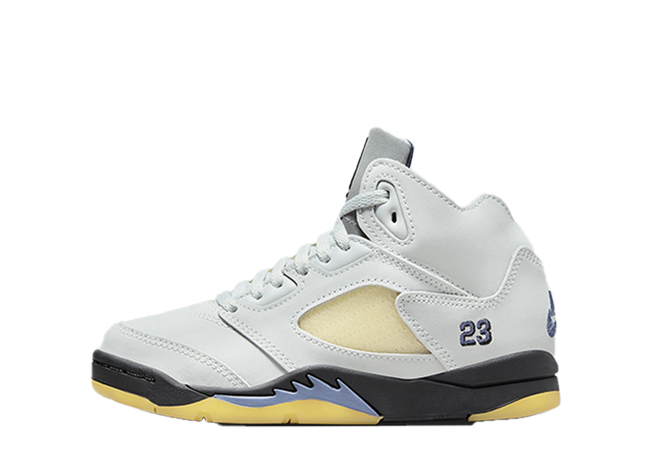 A Ma Maniere × Nike PS Air Jordan 5 Retro SP "Dawn" Black/Diffused Blue/Pale Ivory