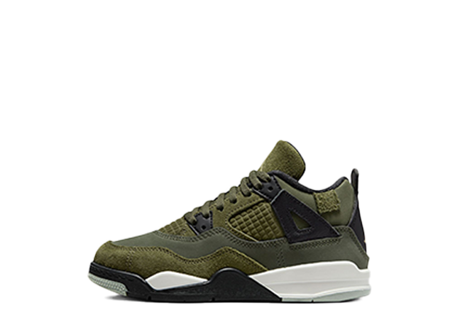 Nike PS Air Jordan 4 Retro SE Craft "Medium Olive" Medium Olive/White/Black