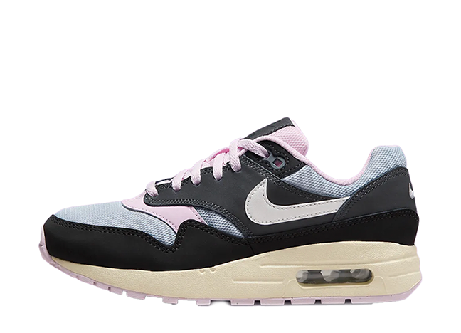 ナイキ GS エアマックス1 '86 PRM "ブルーグレー アンド ブラック" ブルー/グレー/ブラック/ピンク