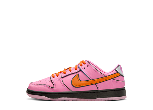 パワーパフガールズ × ナイキ SB Ps ダンク ロー プロ QS "ブロッサム" ロータスピンク/メッドソフトピンク