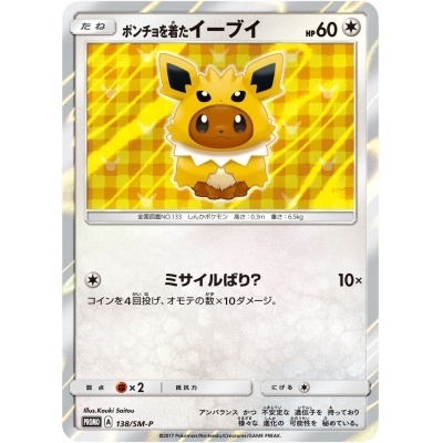 ポンチョを着たEevee