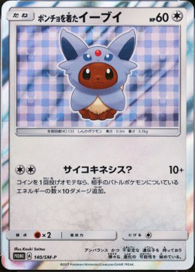 ポンチョを着たEevee