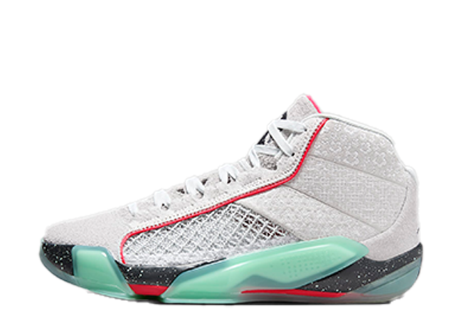 Rui Hachimura × Nike Air Jordan 38 "Photon Dust" Photon Dust/Mint Foam/Siren Red/Off Noir"