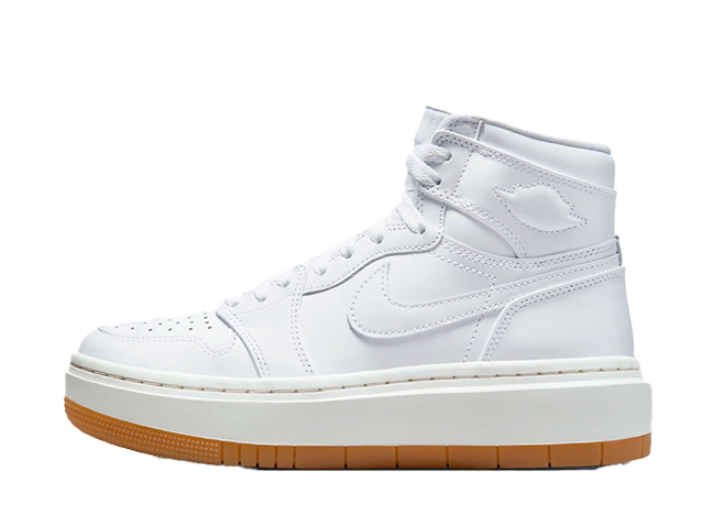 ナイキ ウィメンズ エアジョーダン1 ハイ SE エレベート "ホワイト/ホワイト/ガム"
