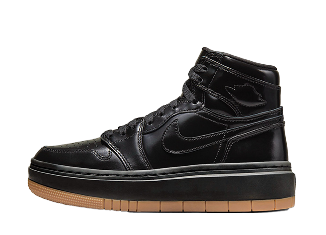 ナイキ ウィメンズ エアジョーダン1 ハイ SE エレベート "ブラック/ガム/ライトブラウン"