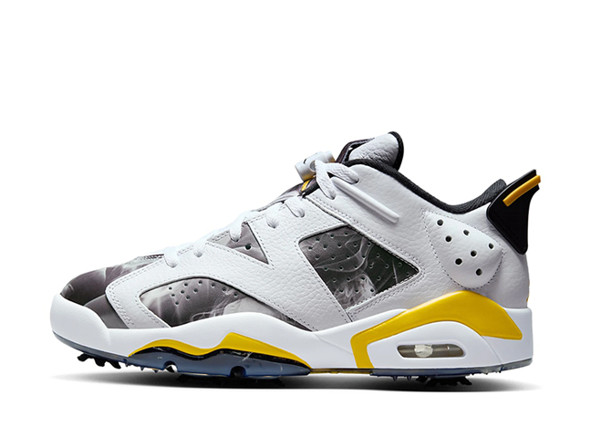 Nike Air Jordan 6 Low Golf "Smoke" White/Tour Yellow/Black