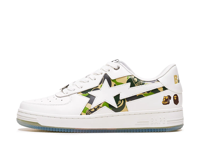 ボアード・エイプ・ヨット・クラブ × ア ベイシング エイプ ベイプスタ "グリーン/ホワイト"