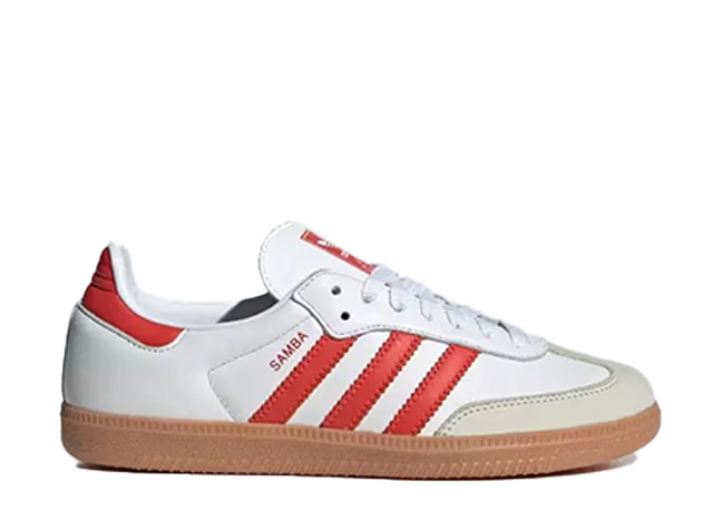 adidas Originals Samba OG "Cloud White/Solar Red/Off White"