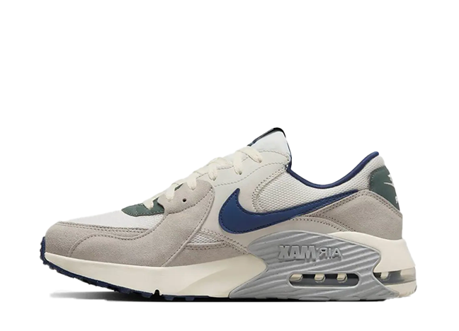 ナイキ エアマックス エクシー "セイル" セイル/ライトアイアンオール/ライトボーン/ミッドナイトネイビー
