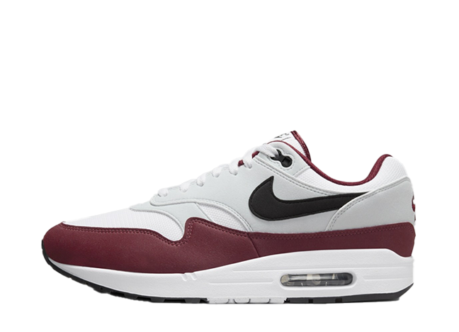 Nike Air Max 1 "White/Black/Dark Team Red/Grey/White"