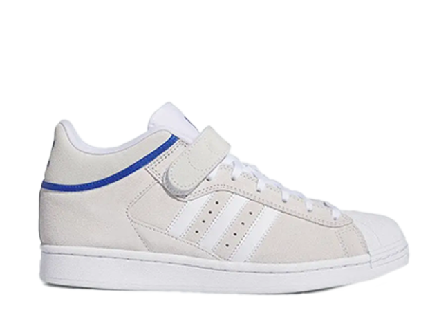 アディダス オリジナルス プロ シェル ADV "クリスタルホワイト" クリスタルホワイト/フットウェアホワイト/チームロイヤルブルー