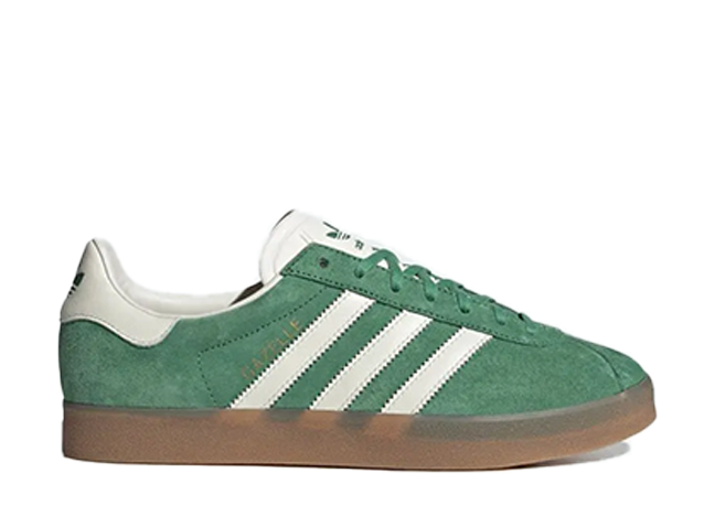 アディダス オリジナルス ガゼル ロー "プリラブドグリーン/オフホワイト/ガム"