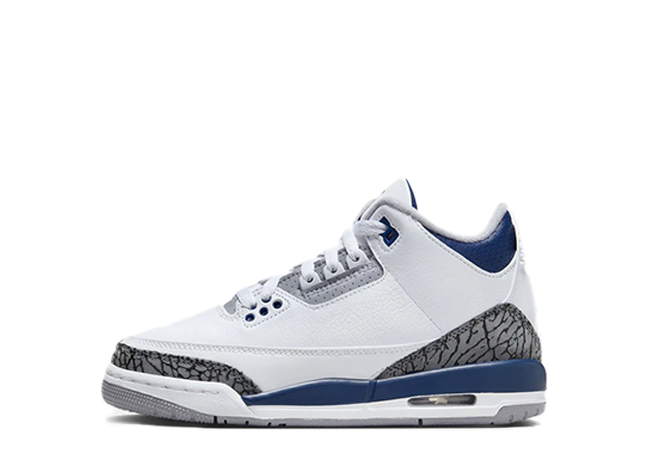 ナイキ エアジョーダン3 Gs レトロ "ネイビーセメント/ホワイト"