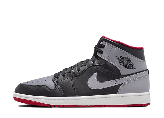 Nike Air Jordan 1 Mid "Black/Cement Grey/Fire Red/White"