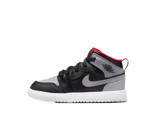Nike Air Jordan 1 Ps Mid "Black/Cement Grey/Fire Red/White"