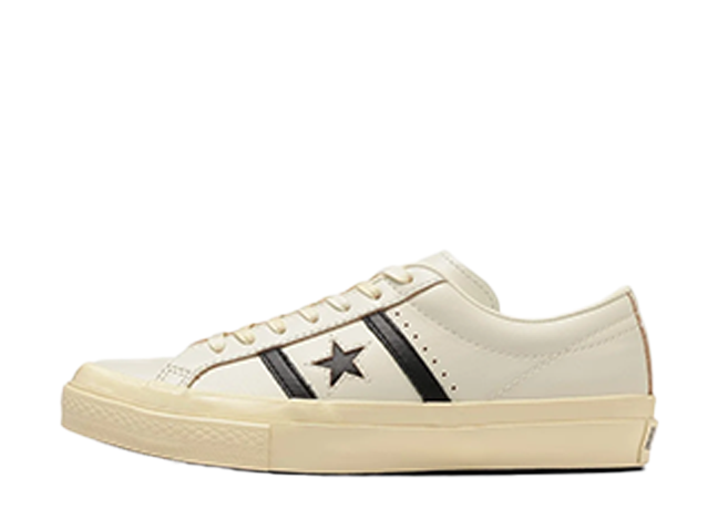 コンバース スター&バーズ US レザー "ホワイト/ブラック/クリーム"