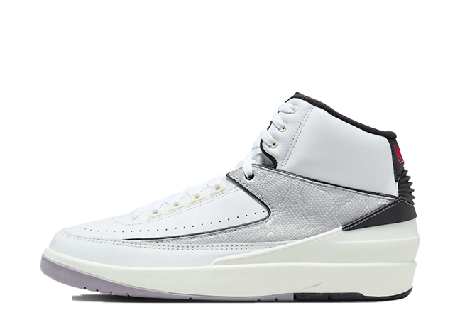 ナイキ エアジョーダン2 "パイソン" ホワイト/ファイアレッド/ブラック/セイル/セメントグレー