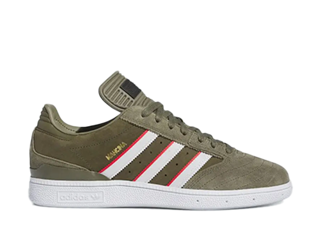 アディダス オリジナルス ブセニッツ "オリーブストレータ/レッド/フットウェアホワイト"