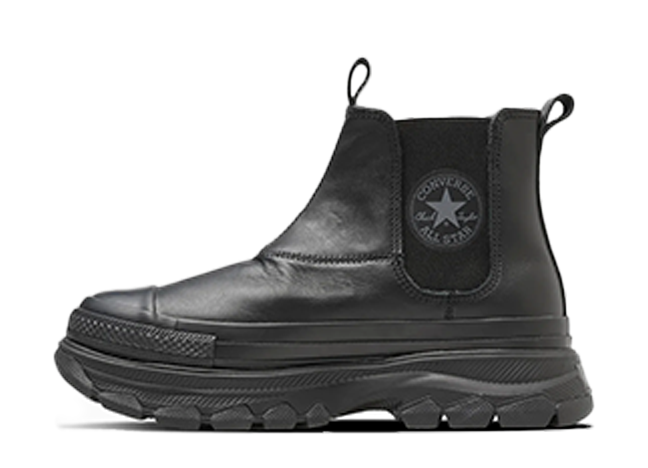 Converse Leather All Star (R) Trekwave Sidegore Hi "Black/Black"