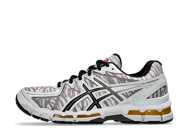 ケンゾー × アシックス ゲルカヤノ20 "オフホワイト/ゴールド"