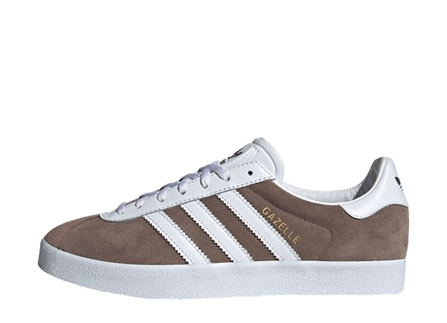 アディダス オリジナルス ガゼル85 "アースストレータ" アースストレータ/フットウェアホワイト/ゴールドメタリック